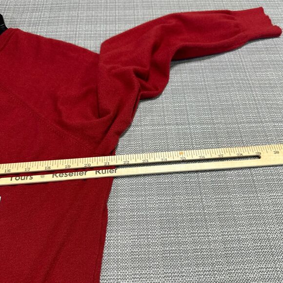 Torrid Sweater Womens 2 2x Red Pullover Rayon Soft Comfort Casual Holiday - Picture 7 of 8